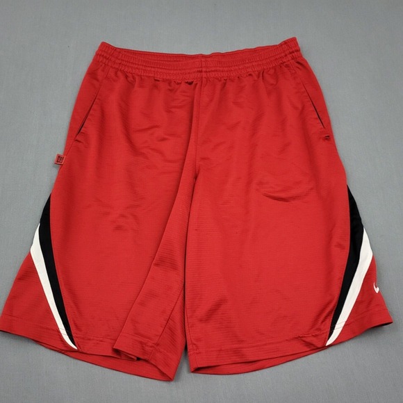 Nike Other - Nike Mens Basketball Shorts Red Black White Athletic Gym Training Large